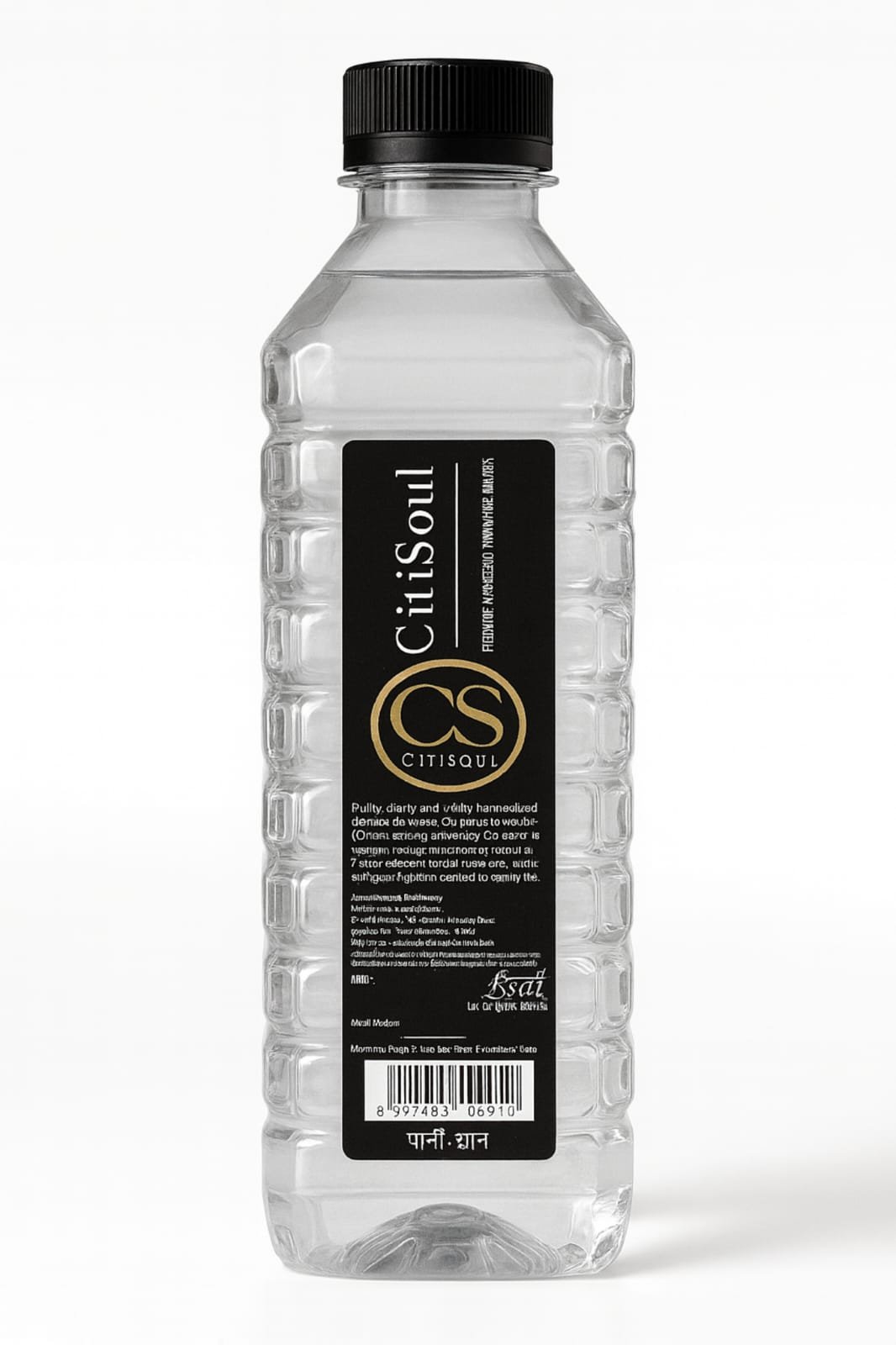 CitiSoul Noir premium packaged drinking water bottle