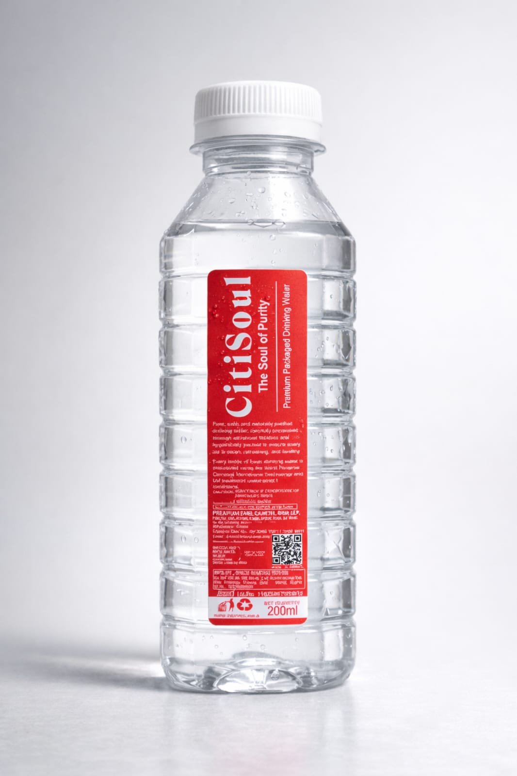 CitiSoul Ruby premium packaged drinking water bottle, 200ml